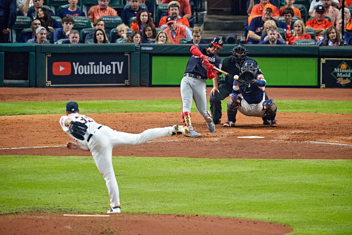 Juan Soto crushes a go-ahead two-run homer off Justin Verlander in Game 6 of the 2019 World Series.